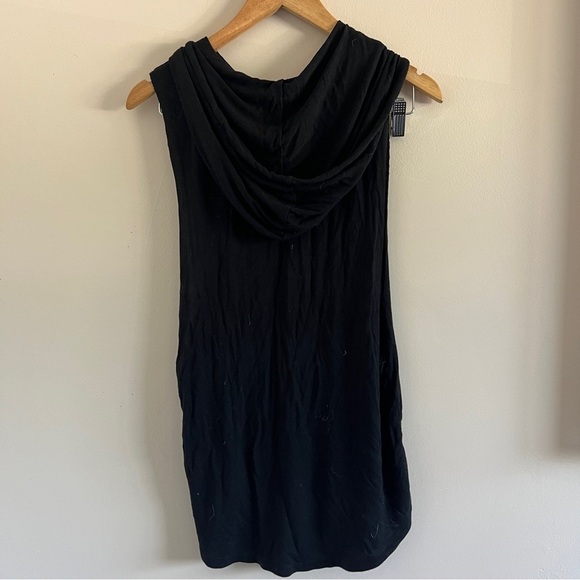 Garage Black Sun Graphic Muscle Hoodie Tank – Size Small - Picture 6 of 6